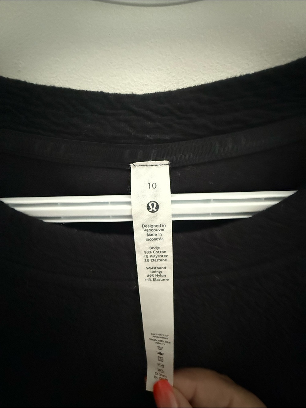 lululemon athletica Black Textured Crewneck Pullover - Picture 6 of 6